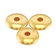 DQ European metal beads disc 5x1.5mm Gold (nickel free)