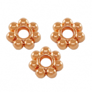 DQ European metal beads spacer Bali Ring 5.6mm Rose Gold (nickel free)