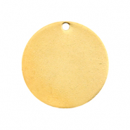 Designer Quality metal for ImpressArt charm 20mm Gold (Nickel free)