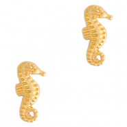 DQ European metal beads seahorse Gold (nickel free)
