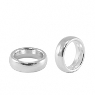 DQ European metal findings ring 8mm Antique Silver (nickel free)