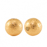 DQ European metal beads 8mm Gold (nickel free)