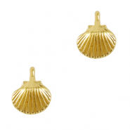DQ European metal charms shell Gold (nickel free)