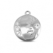 BY31® Stainless steel charms moon & sun Silver