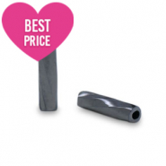 Glass seed beads special Bugles twist Midnight Blue