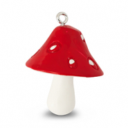Statement charms mushroom Red-White