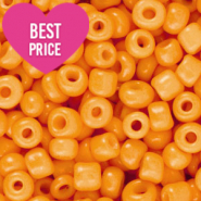 Glass seed beads 12/0 (2mm) Citrus Orange