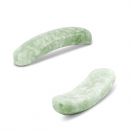 Natural stone connector Jade Light Green