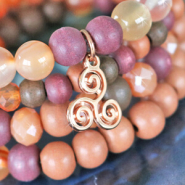 Inspirational Sets Wooden beads in trendy colours