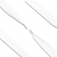 Trendy shoe laces satin White