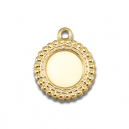 BY31® Stainless steel charms with setting for SS34 flat back Gold