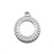 BY31® Stainless steel charms with setting for SS34 flat back Silver