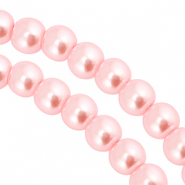 Glass pearls 4mm Pink