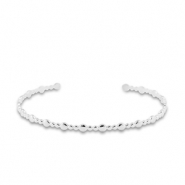 Stainless steel bracelets bangle Silver