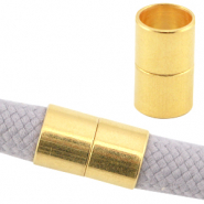 DQ European metal magnetic clasp Ø10mm Gold