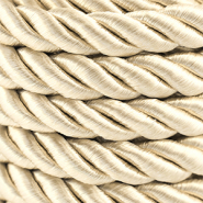 Trendy cord twisted 10mm Champagne Gold