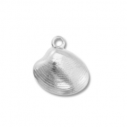Stainless steel charms shell Silver