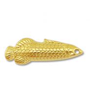 Stainless steel charms fish Gold