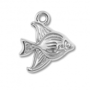 Stainless steel charms fish Silver