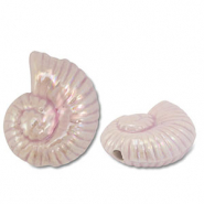 DQ greek ceramic beads shell Lilac