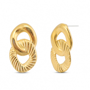 DQ European metal findings earrings Gold (Nickelfree)