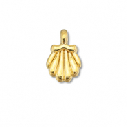 DQ European metal charms shell Gold (Nickelfree)