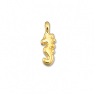 DQ European metal charms seahorse Gold (Nickelfree)