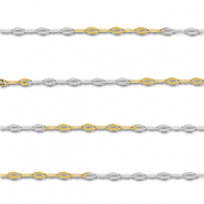 Stainless steel findings belcher chain anchor cable Gold-Silver