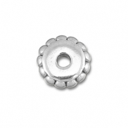 Stainless steel beads spacer 6mm Silver