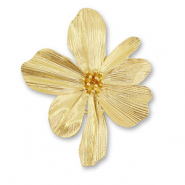 Statement charms flower Gold