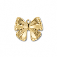 Stainless steel charms butterfly Gold