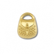 Stainless steel charms handbag Gold