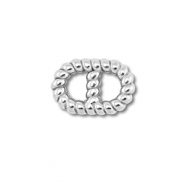 Stainless steel findings connector Silver