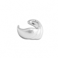 Stainless steel earrings ear cuff Silver