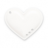 Statement charms heart White