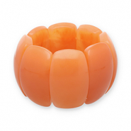 Bracelets resin Flame Orange