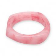 Bracelets bangle resin Pink