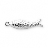 Stainless steel charms fish Silver