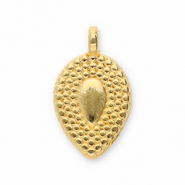 DQ European metal charms drop Gold (Nickelfree)