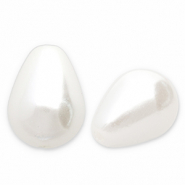 Imitation freshwater pearls drop White