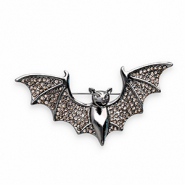 Brooches bat Grey