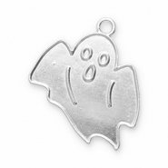 Metal charms ghost Silver