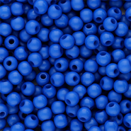 4 mm acrylic beads shiny Blue