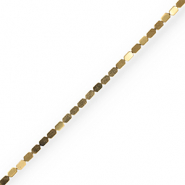 Round hematite beads Gold