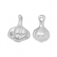 DQ European metal charms garlic Antique Silver (Nickelfree)