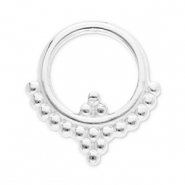 Stainless steel findings charms / connector Silver