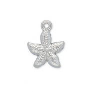 Stainless steel charms starfish Silver