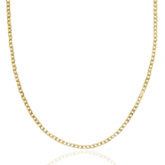 Stainless steel necklaces chain link Gold