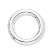 Stainless steel findings closed ring 8mm Silver