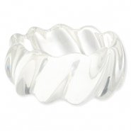 Bracelets bangle resin Transparent